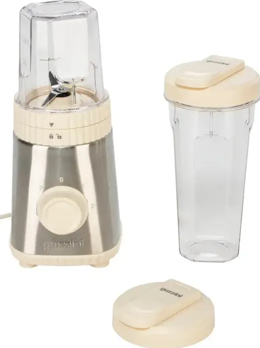 Guzzini Blender Sous Chef Mobiler Mixer ON-THE-GO, creme
