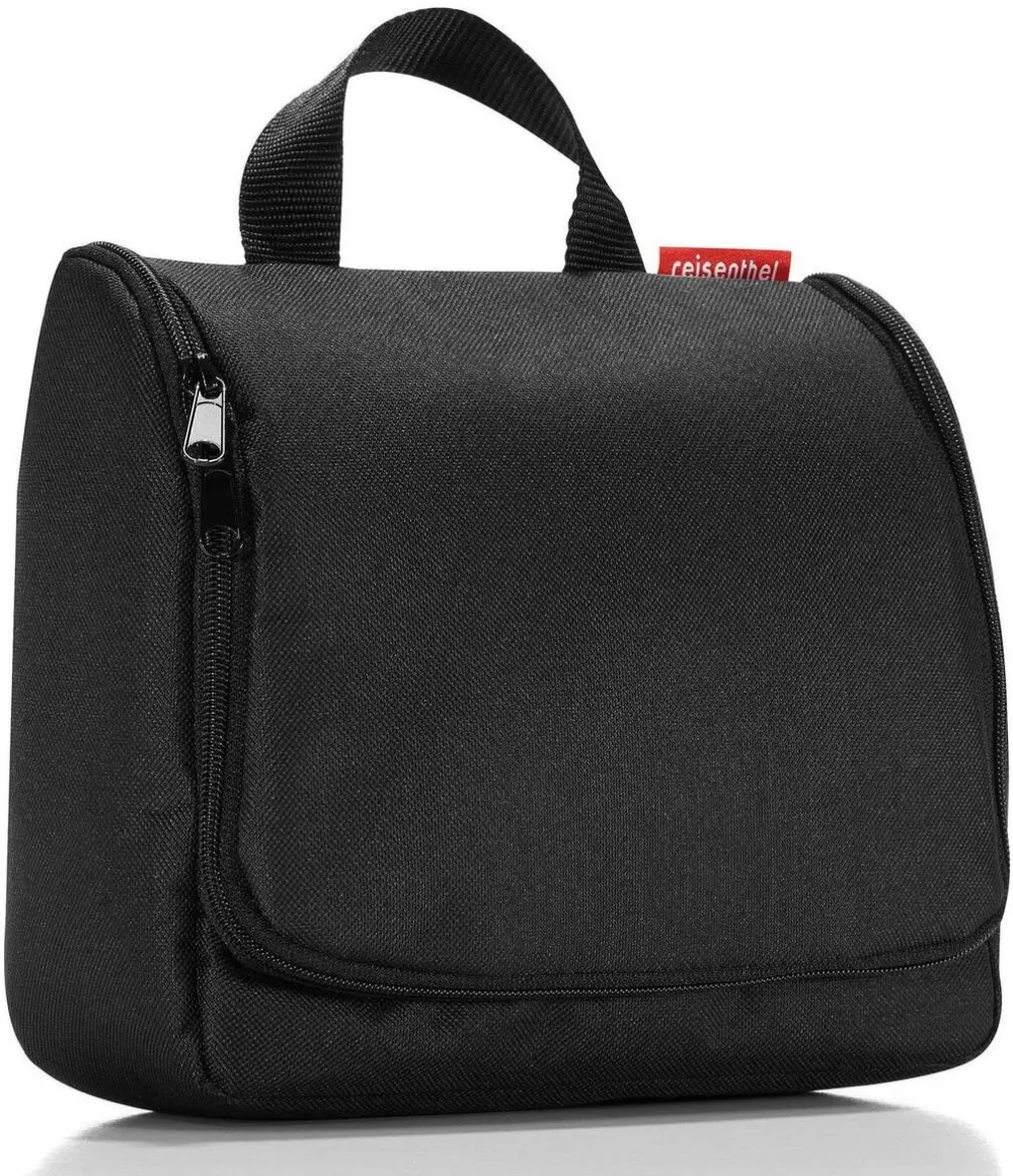 Reisenthel Geanta de toaleta,, neagra, 3 l, cu carlige pentru suspendare
