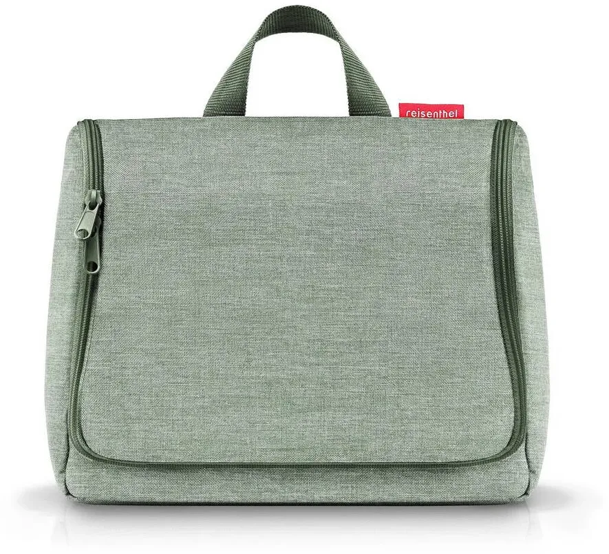 Reisenthel Toiletbag XL, geanta cosmetica, poliester hidrofug, material reciclat, verde, 28 x 23 x 10 cm, 4l