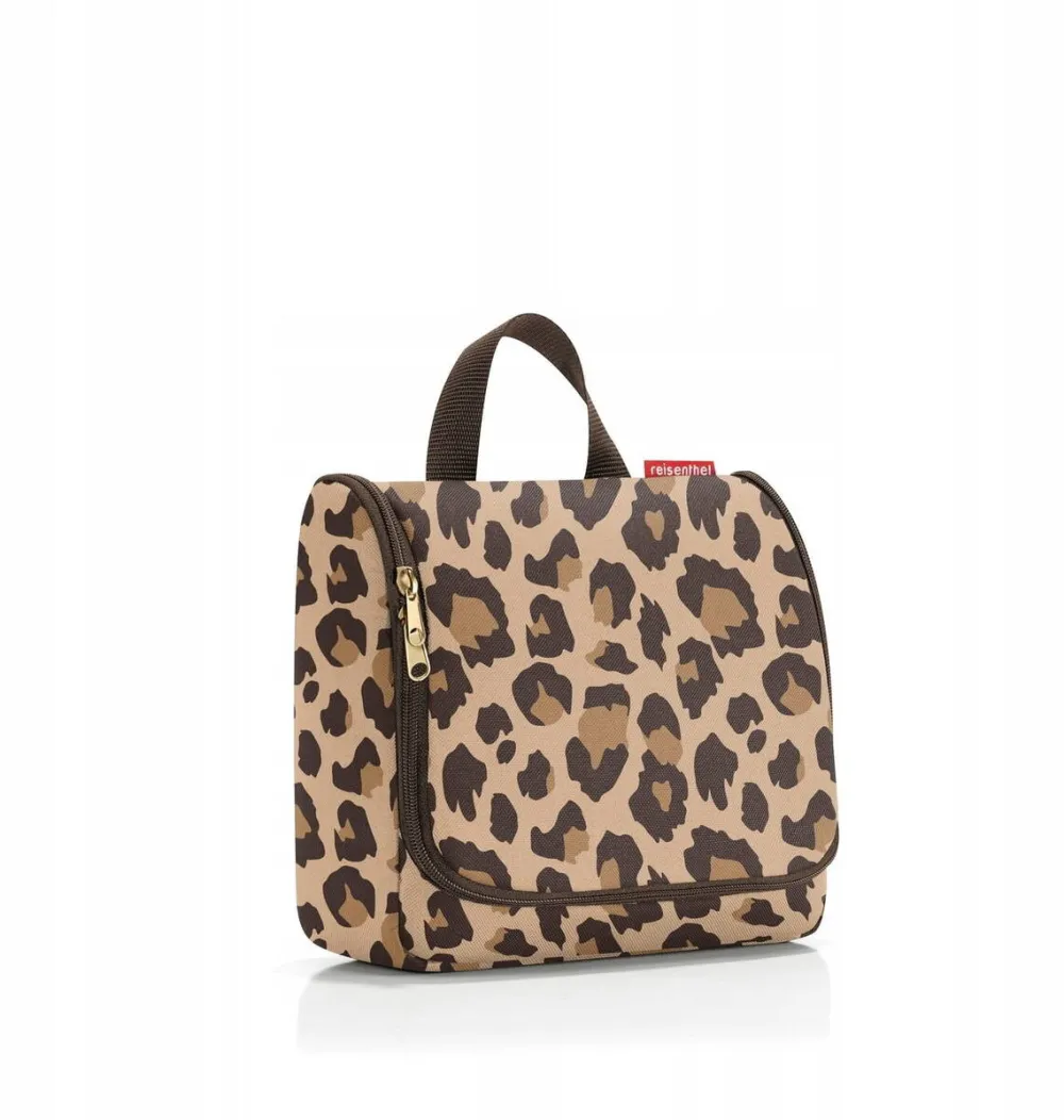 Reisenthel Geanta cosmetice Toiletbag Leo Macchiato, 3L, 20x23x10cm, impermeabila, poliester reciclat