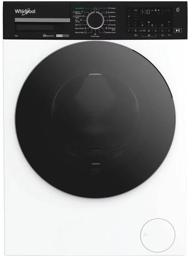 WHIRLPOOL Masina de spalat rufe WPM 97W ADS EE, A, incarcare frontala, 9 kg, 1351 rpm, 58 cm, Alb
