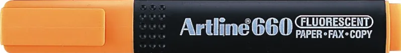 Artline Textmarker Artline 660, varf tesit 1.0-4.0mm - portocaliu fluorescent