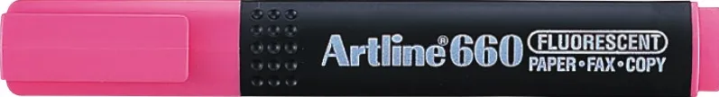 Artline Textmarker Artline 660, varf tesit 1.0-4.0mm - roz fluorescent