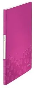 Leitz Mapa de prezentare Leitz WOW, PP, 20 de folii, roz metalizat
