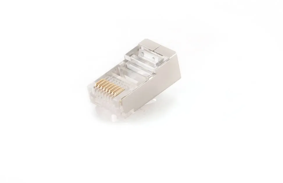Accesoriu Retea Gembird MUFE RJ45 GEMBIRD Cat5e. pt. FTP, 10 buc., ecranata, 30u" contacte aurite, "PLUG5SP/10"