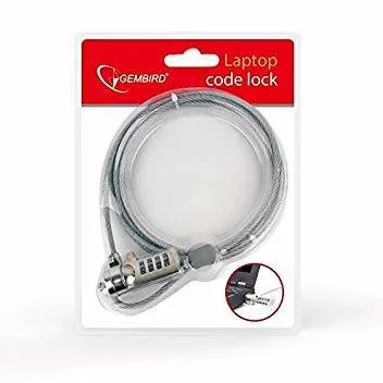 Accesoriu Laptop Gembird Cable lock for notebooks (4-digit combination), 1.8m