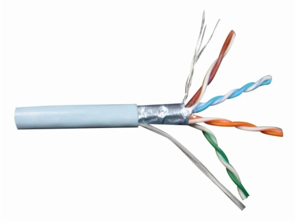 Cablu Gembird FTP solid cable, cat. 5e, 305m, gray