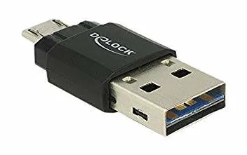 Card Reader DELOCK Micro USB OTG  + USB A male