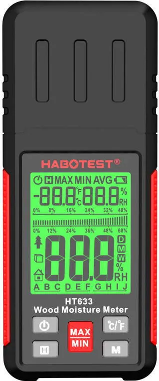 Habotest Wood Moisture Meter HT633