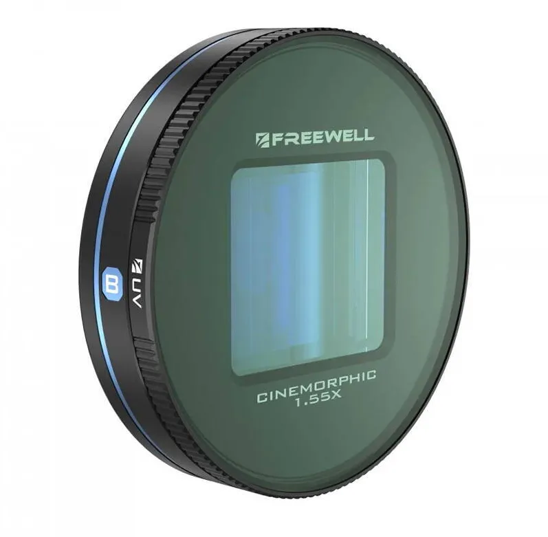 Freewell Lentile anamorfice albastre 1,55x pentru Galaxy si Sherp