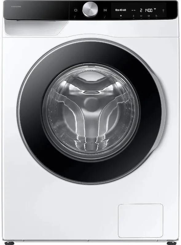 Samsung Masina de spalat rufe WW90DG6U25LKU4, 9 kg, 1400 RPM, Clasa A, Digital Inverter, AI EcoBubble, Super Speed, AI Energy, Alb