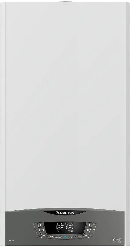 ARISTON Centrala termica murala in condensare Ariston CLAS ONE WIFI 35, 35 kW, gaz natural + GPL, afisaj LCD, schimbator caldura otel inoxidabil, control vocal, fara kit inclus