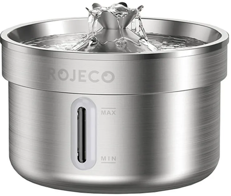 Rojeco Stainless Steel Pet Water fountain 2l Rojeco