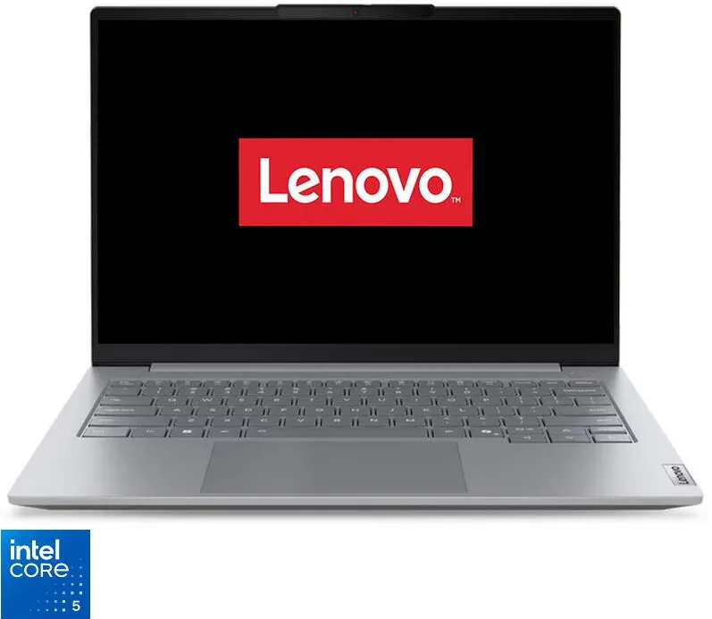 Laptop Lenovo 14'' ThinkBook 14 G8 IRL, WUXGA IPS, Procesor Intel Core 5 210H (12M Cache, up to 4.80 GHz), 8GB DDR5, 512GB SSD, Intel Graphics, No OS, Arctic Grey