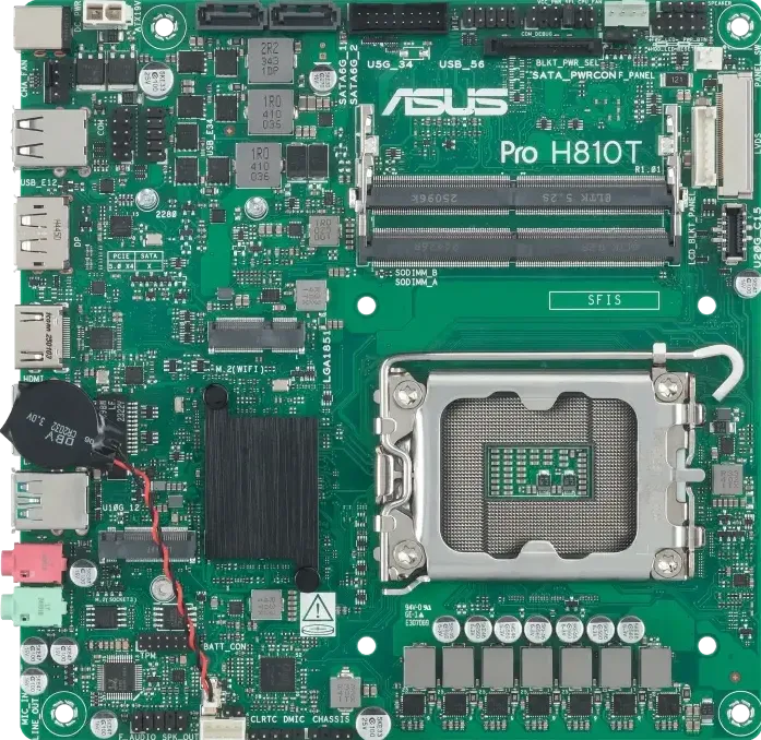 Placa de Baza Asus MB ASUS PRO H810T-CSM            (Intel,1851,DDR5,thin mITX)