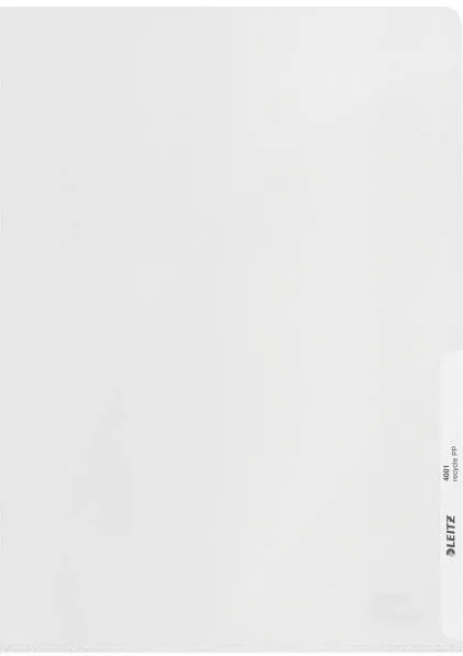 Leitz Mapa protectie LEITZ Recycle, deschidere L, PP, amprenta CO2 neutra, 100% reciclat, A4, 40coli, 100b