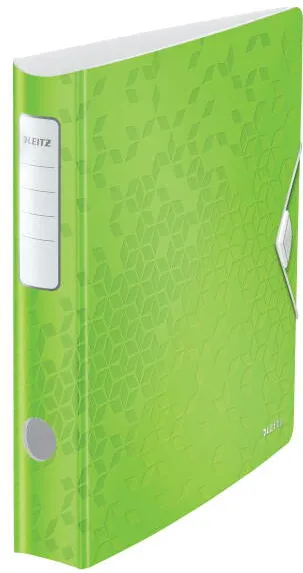 Leitz Biblioraft LEITZ 180 Active WOW, polyfoam, partial reciclat, A4, 65 mm, verde