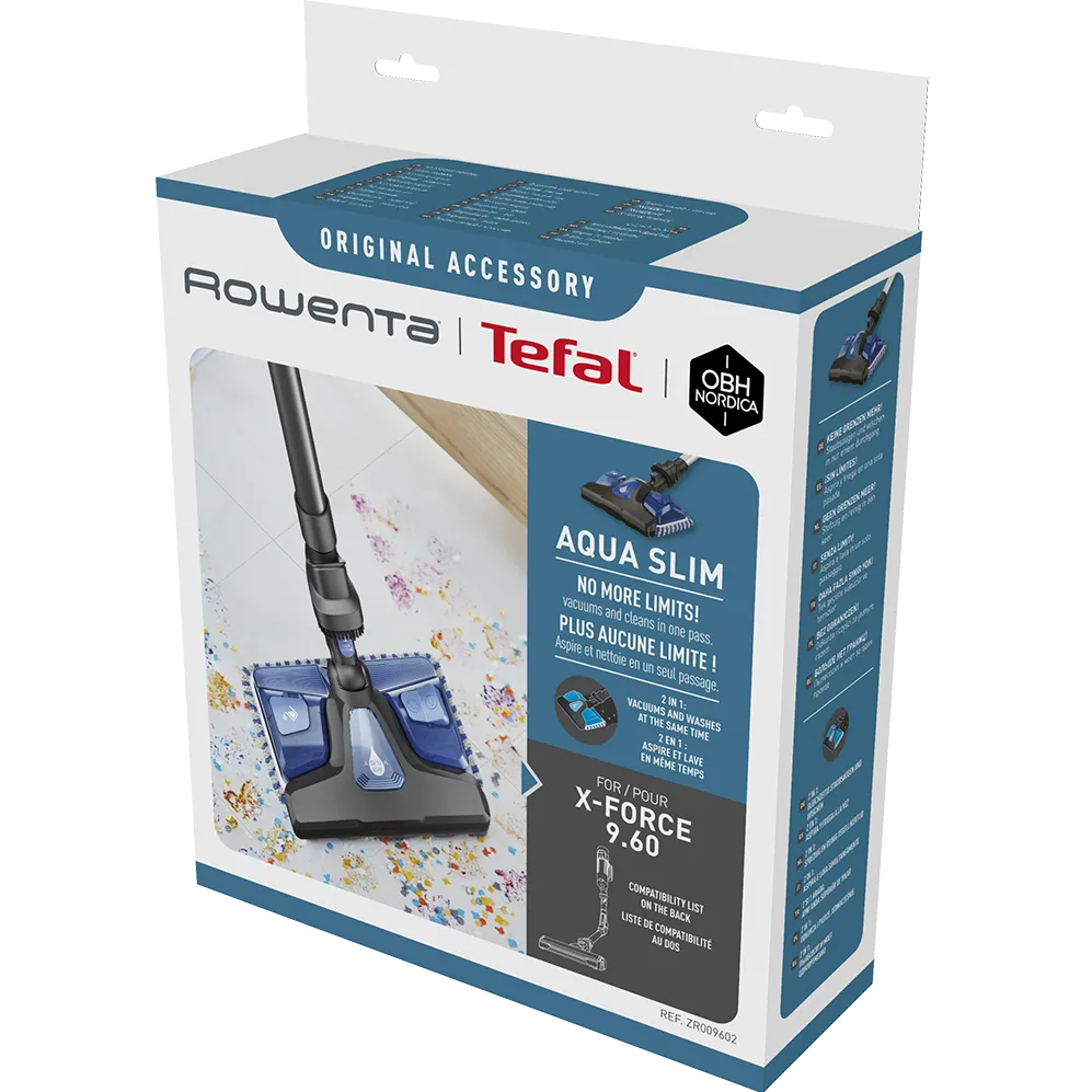 ROWENTA Cap de aspirare Aqua Slim Rowenta ZR009602, pentru aspirator vertical Rowenta X-Force Flex 9.60 RH20xx