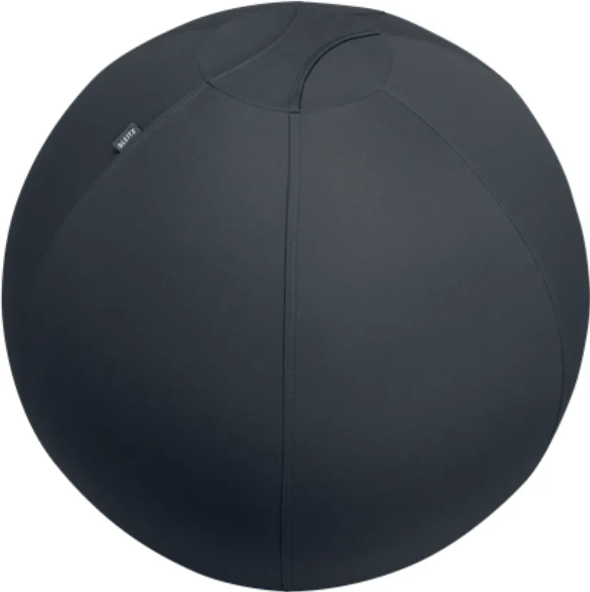 Leitz Minge ergonomica LEITZ Ergo, pentru sezut sau fitness, cu functie de oprire, 75 cm, gri-carbune