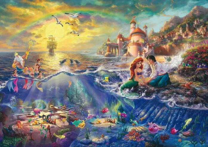 Puzzle Schmidt Spiele Schmidt Games Puzzle Thomas Kinkade: Disney Ariel