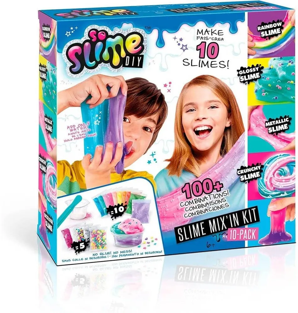 Jucarie creativa Canal Toys Set creativ, Canal Toys, Slime, 10 culori