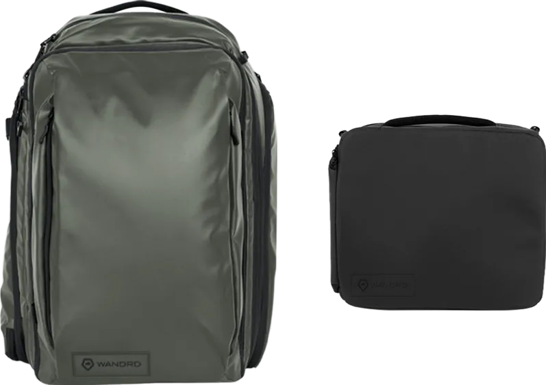 Rucsac foto WANDRD Transit Photo Bundle 45L Wasatch Green