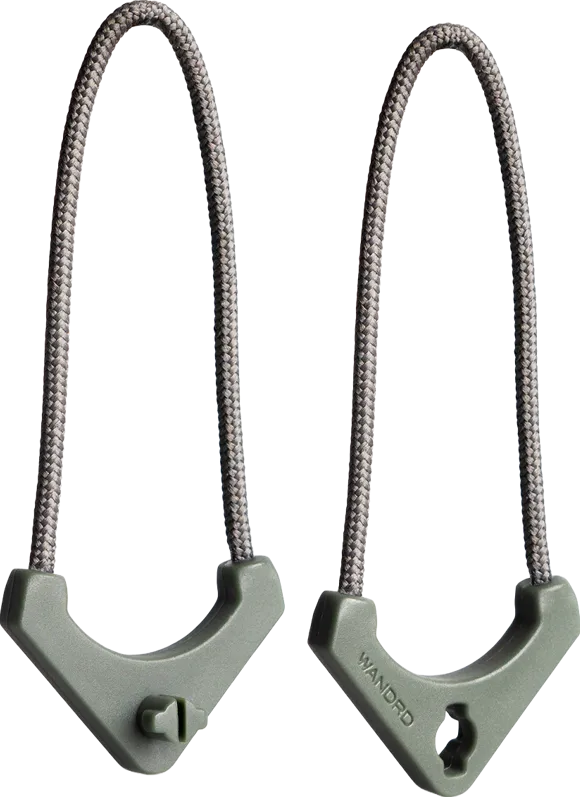 WANDRD WORRYLESS Zipper Puller Wasatch Green
