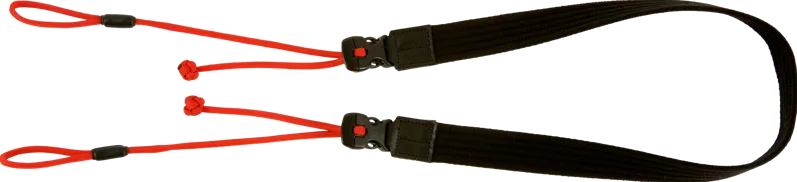 ARTISANARTIST ACAM-P25 Wide Length Parachute Cord Strap w/adjustable lengths (d-ring) Red