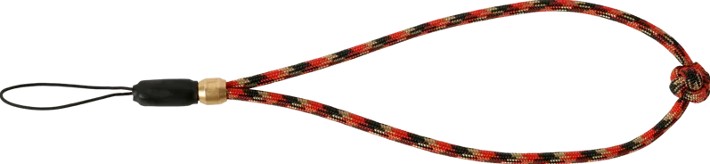 Curea de mana din paracord ARTISANARTIST ACAM-P04H cu nod celtic si bucla rosu/negru