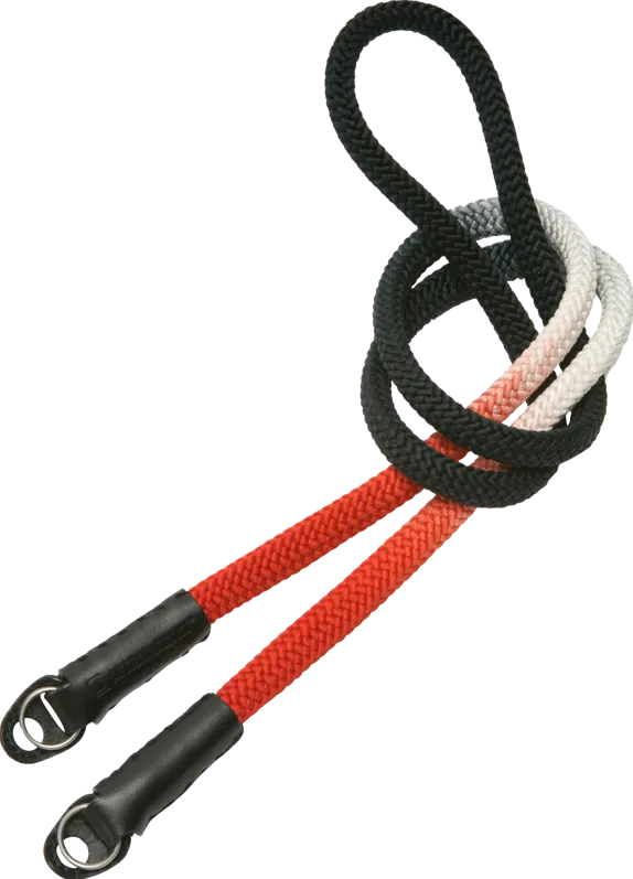 Curea din matase pentru aparat foto ARTISANARTIST ACAM-316G negru/rosu