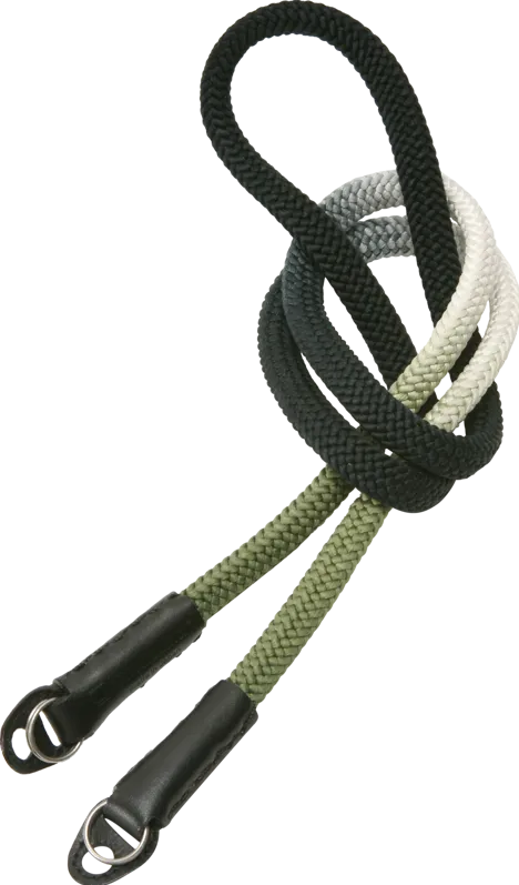 ARTISANARTIST ACAM-316G Silk Camera Strap Gradation, Black/Khaki