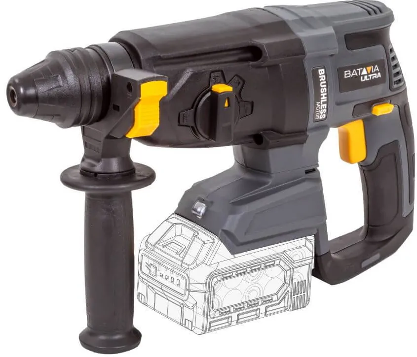 Batavia B.V. Batavia 18V brushless hammer drill 2.2 J / SDS+ / Without battery and charger in BMC