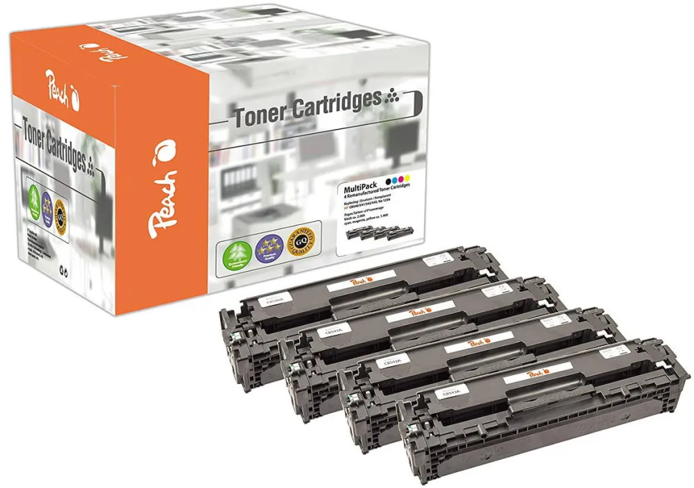 Toner imprimanta Peach Toner MP compatible with HP 125A - CB540, CB541, CB542, CB543