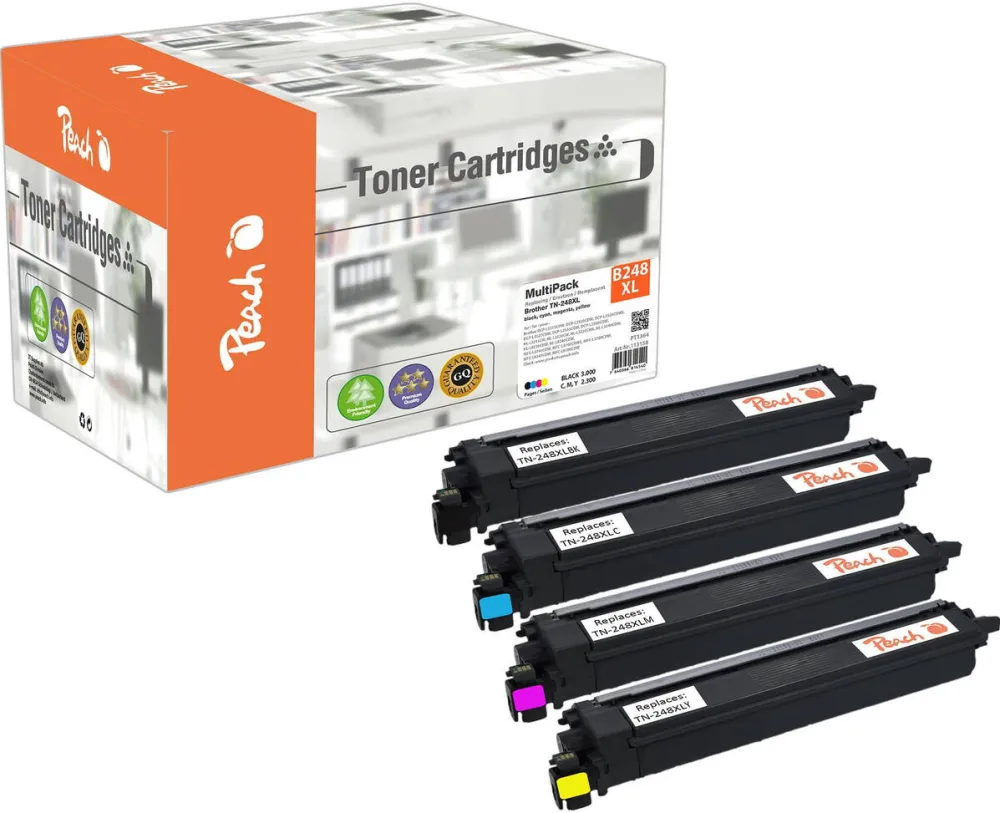 Toner imprimanta Peach Toner Economy Pack PT1364 (compatible with Brother TN-248XL)