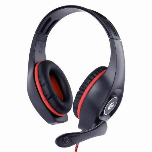 Casti Over-Head Gembird GHS-05-R, red-black 3.5 mm