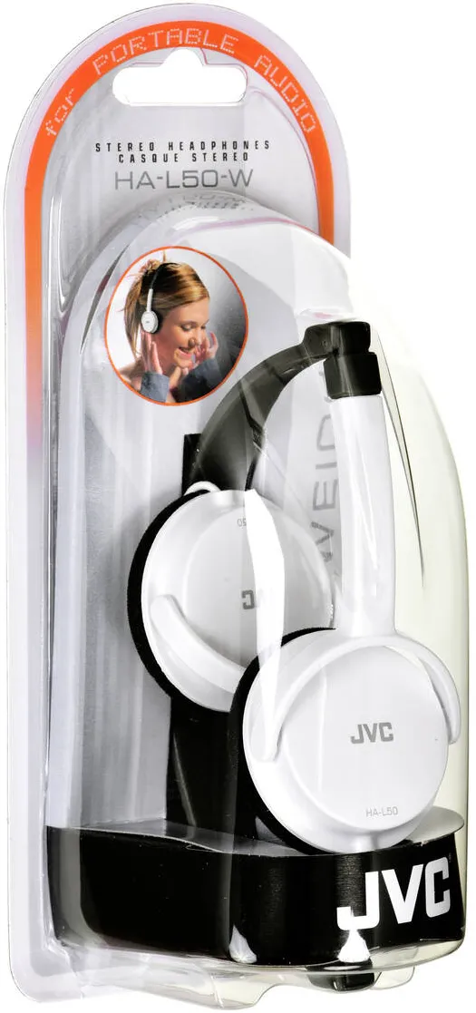 Casti JVC HA-L50W (white)