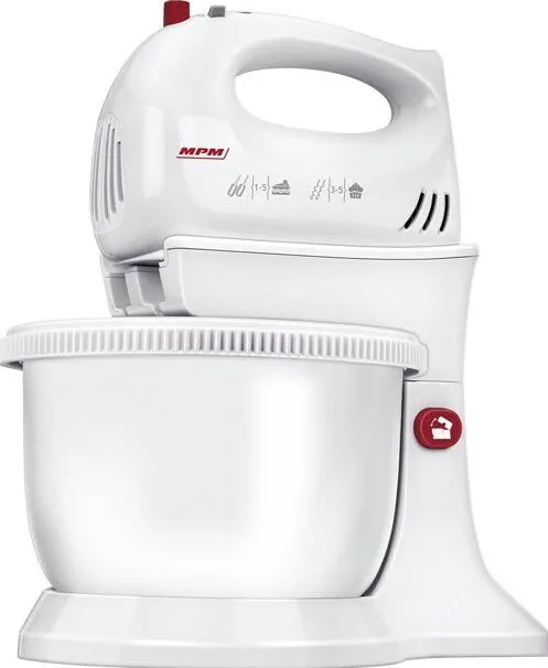 MPM Mixer cu bol MMR-16Z, 750 W, 3.4 l, 5 viteze, Alb