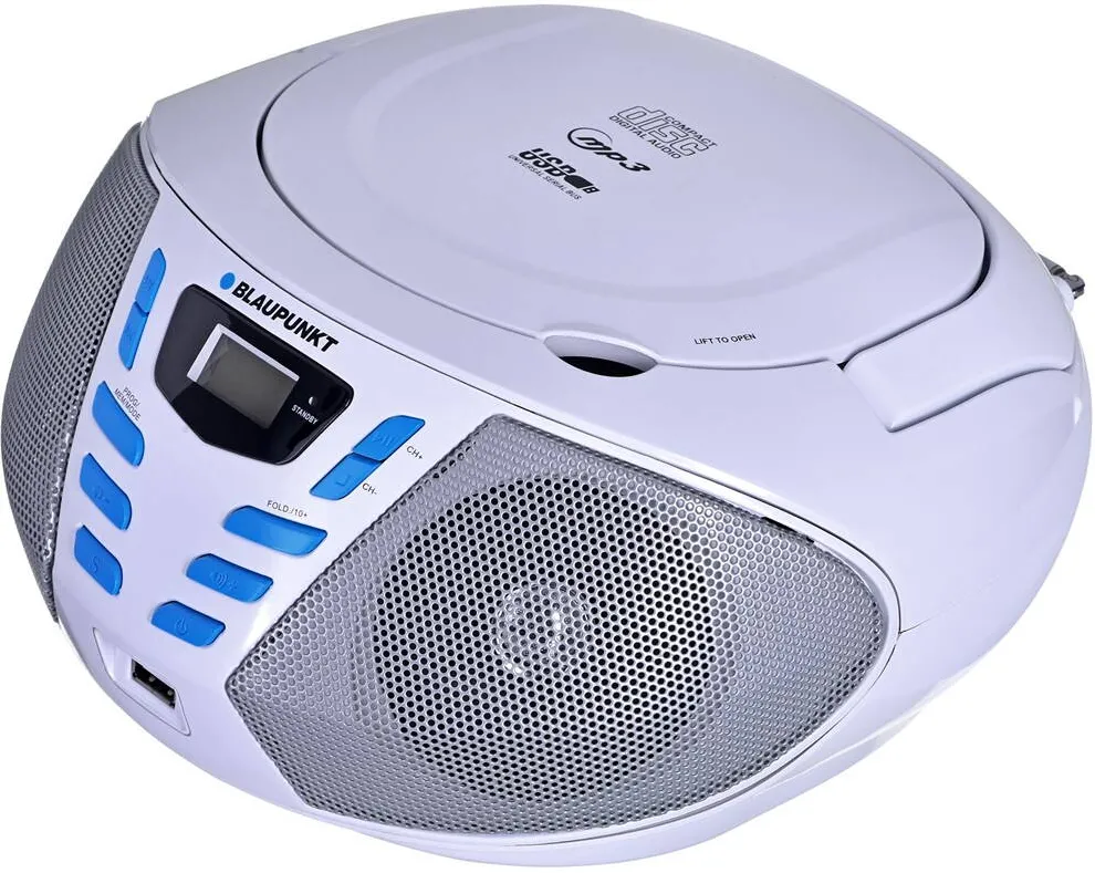 Radio Blaupunkt BB7-WH portable stereo system Digital 2.4 W FM Grey MP3 playback