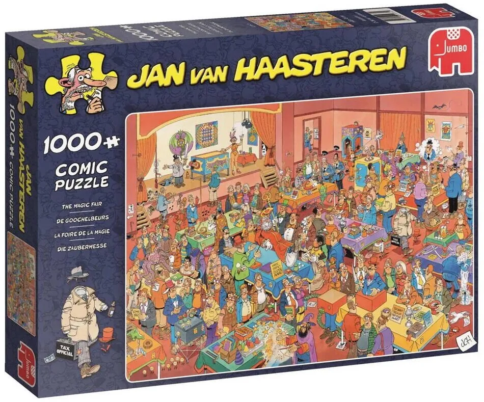 Puzzle Jumbo Spiele Puzzle Jumbo, Jan van Haasteren: Magic Fair, 1000 buc