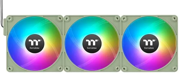 Thermaltake Ventilator PC Thermaltake CT140 EX Reverse ARGB Sync, set 3 bucati, 14cm, verde Matcha