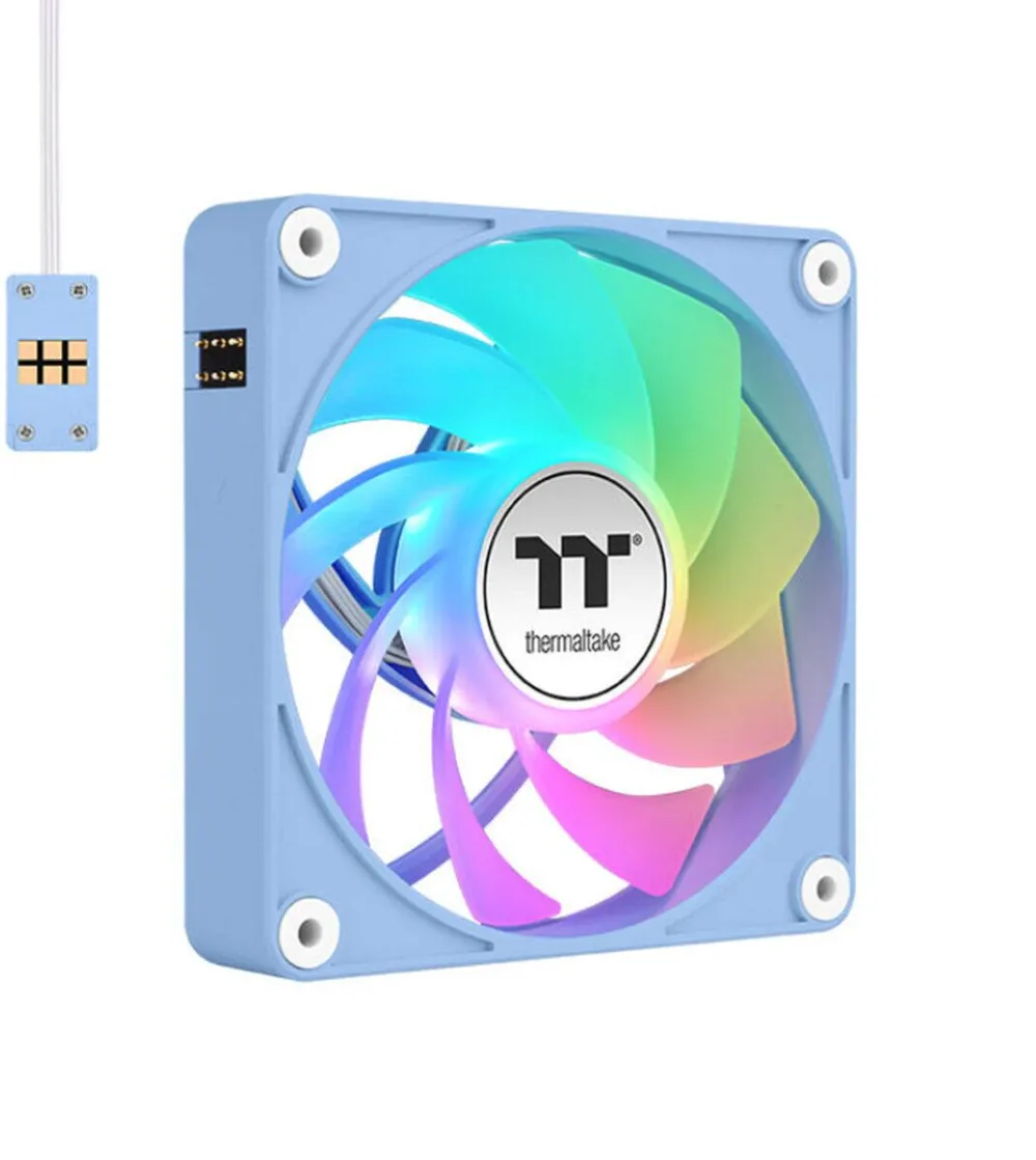Thermaltake Ventilator PC Thermaltake, set 3 unitati, O 12 cm, albastru