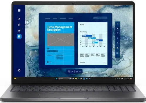 Laptop Dell Business Pro 16 PC16250, cu procesor Intel Core 5 120U, 16'' IPS Full HD+, 16 GB DDR5, 256 GB SSD, Intel Graphics, Ubuntu Linux