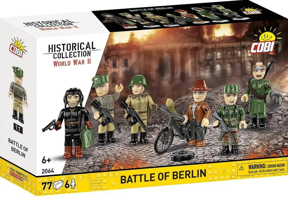 Jucarie creativa Cobi Klocki Set de Construit Battle of Berlin, 77 piese