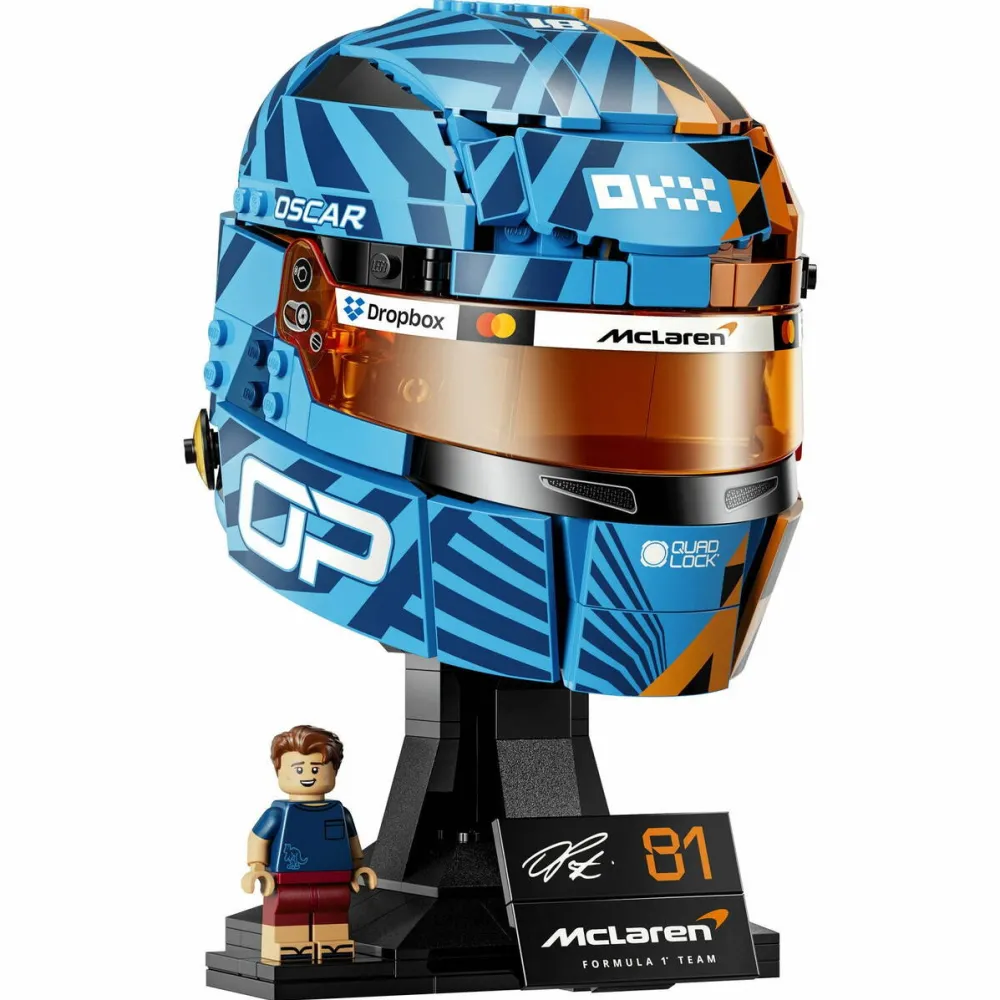 LEGO Editions Casca Oscar Piastri a echipei McLaren Mastercard F1 43017