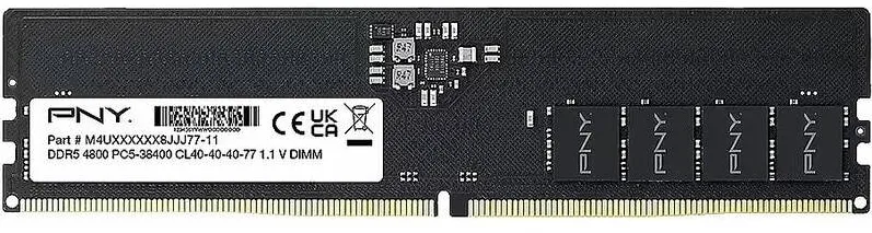 Memorie RAM PNY Performance 8GB DDR5 4800MHz CL40 1.1v