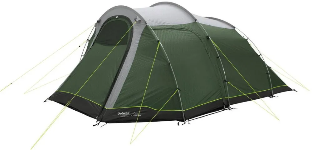 Cort Outwell Earth 5 Plus Two room Tunnel for 5 persons, Green