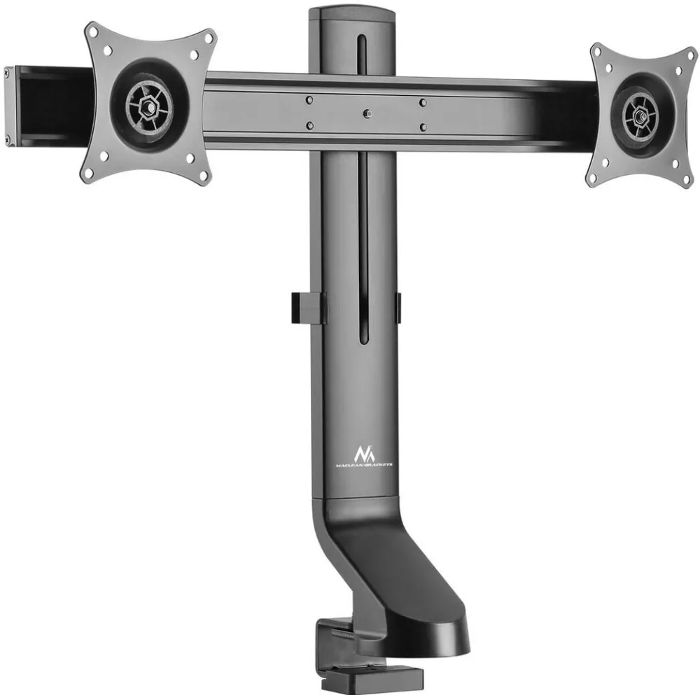Suport TV / Monitor MACLEAN Suport pentru 2 monitoare, 17-27", 14 kg, MC-854, negru