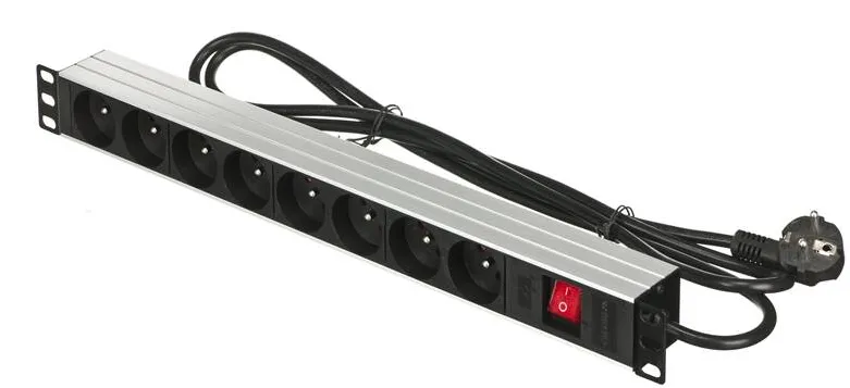 Accesoriu Retea A-LAN Power bar 19" - 8x230V