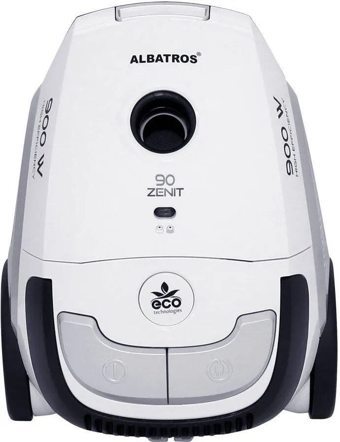 Aspirator Albatros cu Sac ZENIT 90 ECO Putere motor 900W Alb/Negru