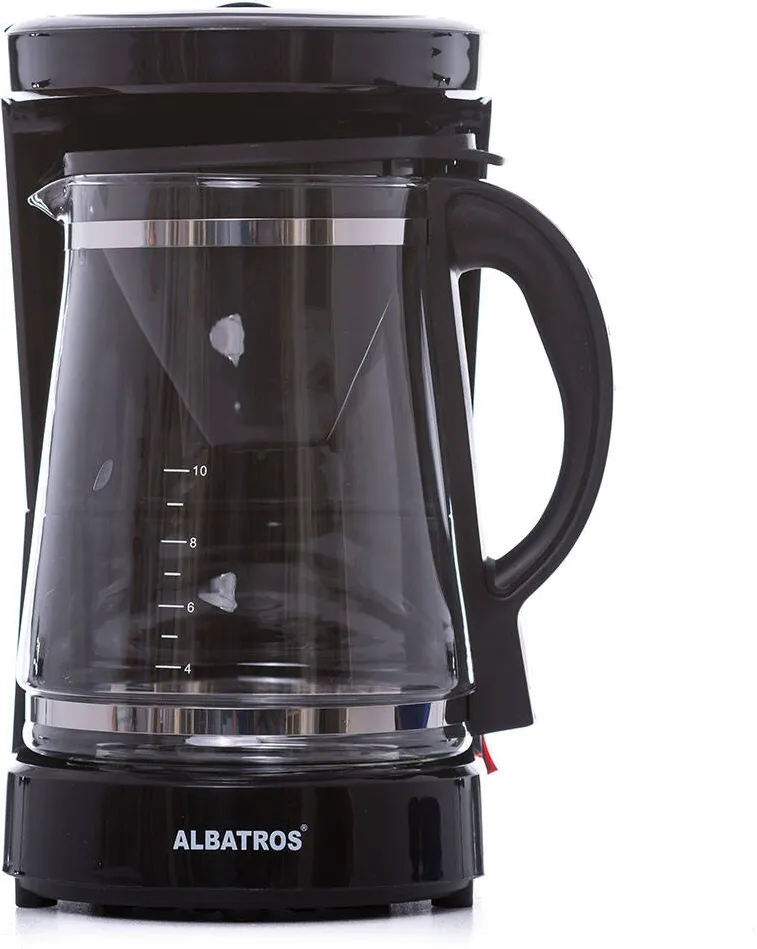 Cafetiera Albatros 2 in 1 1.2 litri 680W Neagra